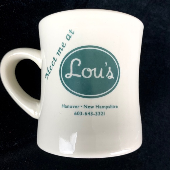 Dartmouth College Meet Me at Lous Restaurant Ware Mug Hanover NH Excellent - Picture 1 of 7